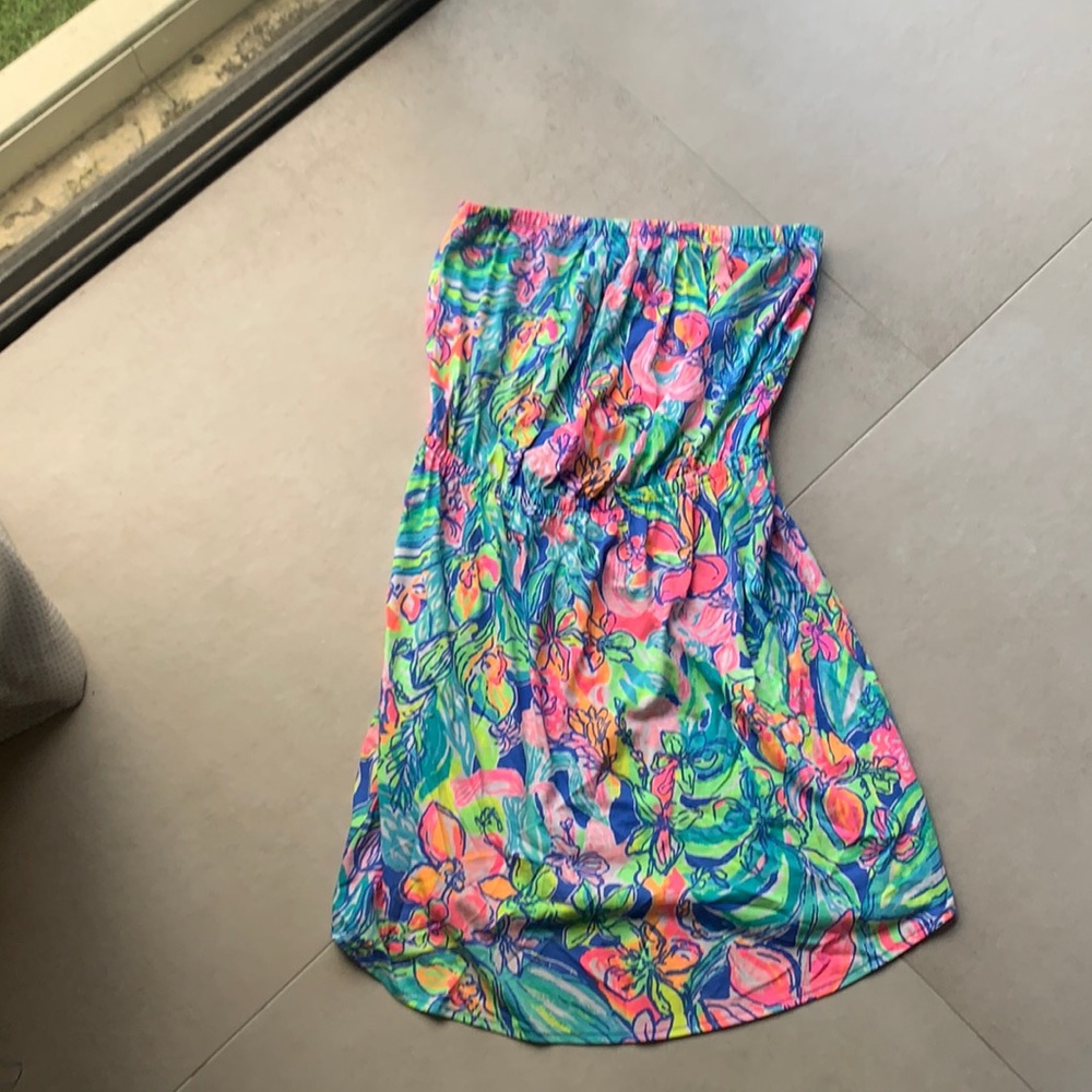 Lily Pulitzer strapless sundress medium